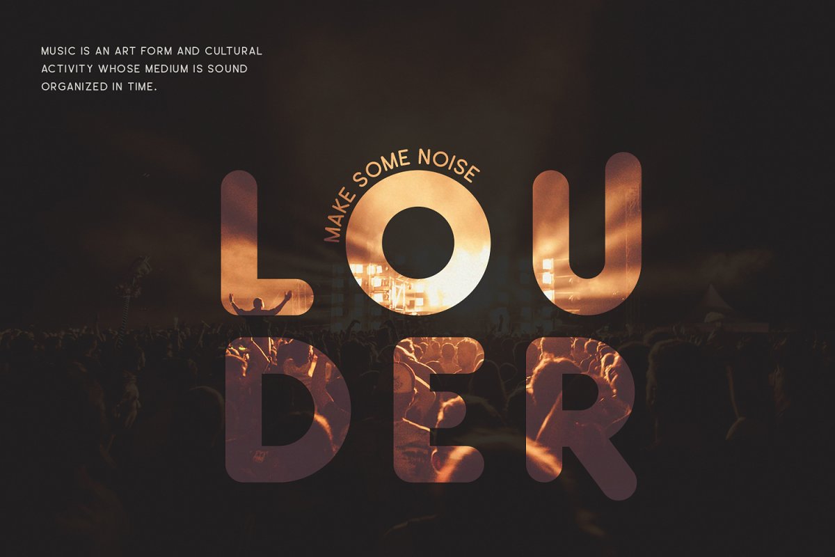 Beispiel einer Leo Rounded Pro Heavy-Schriftart